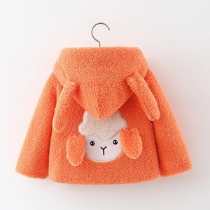 Cappotto in pelliccia sintetica invernale per bambini giacche in pile per bambini capispalla principessa capispalla per ragazze abbigliamento caldo cappotti ispessiti con cerniera con cappuccio per ragazza - Product Image 4