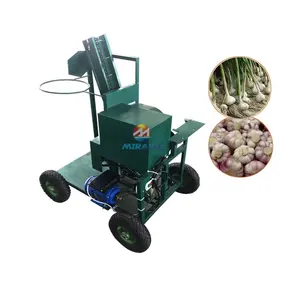 Electric Farm Use Garlic Tail Cutter Garlic Root Cutting Machine For Garlic Root And Stem Cutting Machine