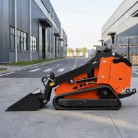 Neuer Kompaktlader 1200kg mit Kabine Schnellwechselschaufel CE-Zertifiziert Direktpreis ab Werk für Landwirtschaft Bau Landschaftsbau