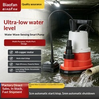 Pompa Air Plastik Otomatis Submersible Listrik 400W 550W 750W untuk Drainase Taman dan Ruang Bawah Tanah