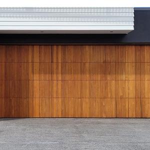 Porte de <span class=keywords><strong>garage</strong></span> à enroulement moderne personnalisée en alliage d'aluminium à vue complète avec grille encastrée pour une sécurité accrue – Offre Spéciale - Product Image 1