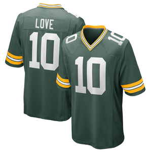 Hete Aanbieding Green Bay Packers # 10 Liefde # 1 Parsons Green voetbalteamshirt - Product Image 5