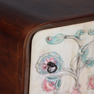 Wooden Bedside Table Bedroom <b>Side</b> Cabinet with Smooth Finish and Storage <b>Drawer</b> Modern Furniture Export Quality Design - Product Image 5
