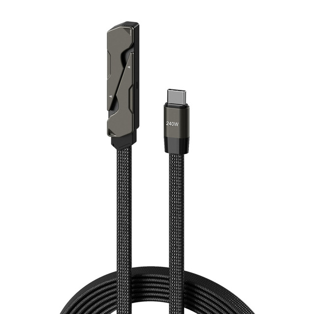 Wholesale 240W Fast Charging Braided Cable with Built-in Stand
