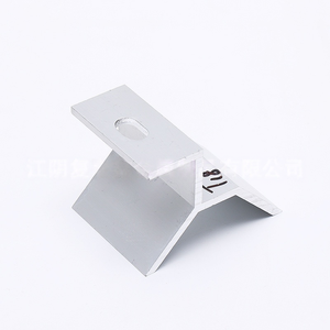 CORIGY énergie renouvelable PV support photovoltaïque aluminium anodisé <span class=keywords><strong>panneau</strong></span> solaire montage pince métallique <span class=keywords><strong>sur</strong></span> toit en étain trapézoïdal - Product Image 5