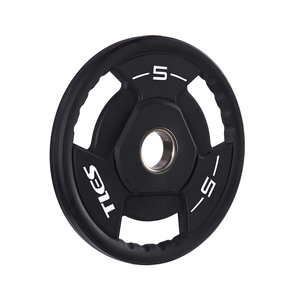 環境に優しいTPUコーティングのトライグリップウェイトプレート 1.25kg 2.5kg 5kg 10kg 15kg 20kg 25kg プレートローディングマシン用 - Product Image 2