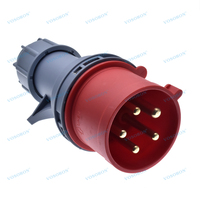Prise/Fiche Industrielle 16A/32A IP44 3P+N+T 5 Broches AC 220-380V Étanche Connecteur Mâle Femelle