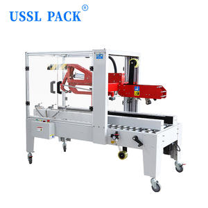 Scelleuse de cartons automatique FXJ-5050ZX pour le collage de ruban adhésif, machine de scellage de boîtes supérieure et inférieure - Product Image 1