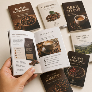 Booklet Printing Custom Print Booklet Full Color Softcover Embossed Cover for Catalog Manual - Product Image 1