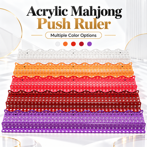 Soporte de Mahjong Acrílico Ecológico y Duradero para Fiestas, Rojo, Verde, Transparente, Accesorios para Juegos Navideños - Product Image 6
