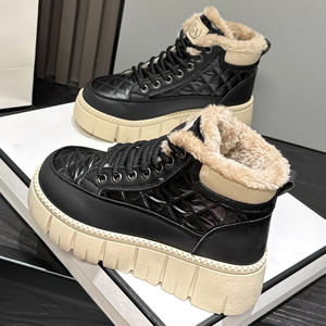 Zapatos Cálidos de Felpa Casuales para Mujer al por Mayor, Nuevos Zapatos Antideslizantes Cómodos para Caminar, Nuevo Estilo de Zapatos para Chica 2025 - Product Image 3