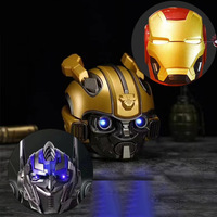 Transformers Bumblebee pour haut-parleur de bureau, caisson de basses puissant en plastique, pour la maison, téléphone portable, cadeau, Iron Man Optimus Prime