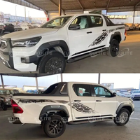 Autocollants de carrosserie de voiture en vinyle pour Toyota Hilux Adventure 4x4 Pickup Stripes 2023