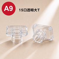 En stock, vente en gros, bouteilles en verre avec couvercle en plastique transparent, buses de pulvérisation en aluminium électrolytique, bouchons à vis baïonnette 13/15 mm pour bouteilles
