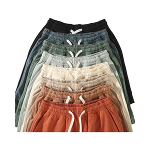 กางเกงขาสั้นผู้ชายผ้าฝ้าย 100% ขายส่ง ไซส์ใหญ่ รับทำโลโก้ น้ำหนัก 350 กรัม ผ้าเฟรนช์เทอร์รี่เนื้อหนา ยืดหยุ่น ใส่สบาย ระบายอากาศได้ดี - Product Image 4