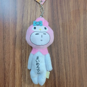พวงกุญแจตุ๊กตาสั้น<span class=keywords><strong>ตัว</strong></span><span class=keywords><strong>การ์ตูน</strong></span>น่าเกลียดน่ารักแบรนด์ร่วมพร้อมพุดดิ้งหมาเหม่ยปลาและการออกแบบ Mii - Product Image 3