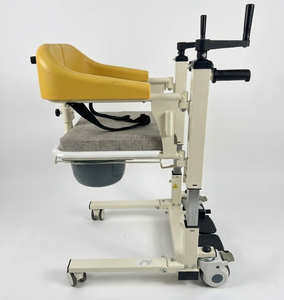 Chaise de transfert médical manuelle avec siège ergonomique pour personnes âgées, handicapées, <span class=keywords><strong>soins</strong></span> <span class=keywords><strong>infirmiers</strong></span> et assistance à domicile - Product Image 1