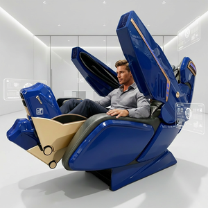 เก้าอี้นวดแบบพับได้ 4D Track Zero Gravity รุ่นใหม่ปี 2026 พร้อมระบบสแกนร่างกายด้วย AI ระบบทำความร้อน ถุงลมนิรภัย รับผลิตตามสั่ง ขายส่ง - Product Image 2