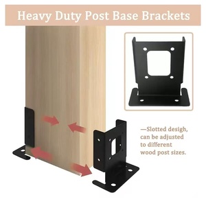Supports d'étagère dissimulés en acier inoxydable à <span class=keywords><strong>fixation</strong></span> latérale unique pour poutres en <span class=keywords><strong>bois</strong></span>, résistants à la corrosion, modèle JIAFENG - Product Image 4