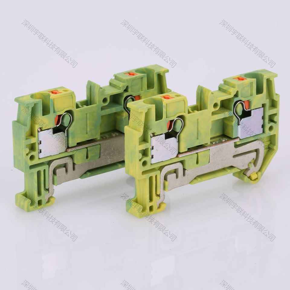 deca-industrial-interconnection-ground-terminal-rail-type-spring-type