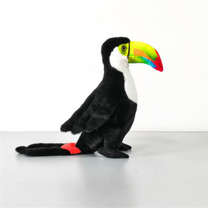Collection de Peluches Réalistes d'Oiseaux Sauvages : Aigle Chauve et Tucan Toco - Product Image 5