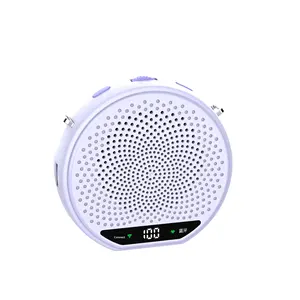 ワイヤレスプラスチックラベリアマイクM28 教師用 ホイッスルなし ポータブルデュアルマイク音声アンプ 製造地：[原産地] - Product Image 1