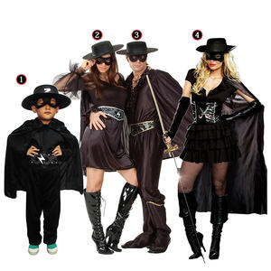 ホットセール女性ロールプレイドレスセットゾロファミリー衣装ハロウィンスーパーヒーローゾロコスプレコスチューム - Product Image 5