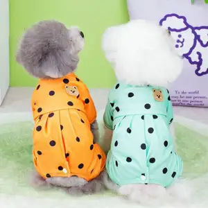 Ropa de verano de algodón Xs S perro almacenado perros M pijamas poliéster sólido L para pequeño G como fotos chalecos Xl Material suave mascota