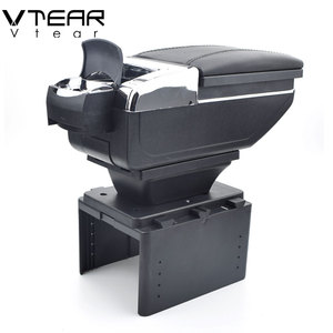Vtear Per <span class=keywords><strong>Fiat</strong></span> Punto Palio Brava Bravo 500 Linea Marea archivio centrale scatola di immagazzinaggio filo rosso auto-styling ABS bracciolo <span class=keywords><strong>accessori</strong></span> - Product Image 5