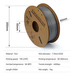 Filamento de Impresión 3D Kingroon de 1.75 mm, 1 kg/rollo, Precisión Dimensional +/- 0.02 mm, Filamento PLA Compatible con Impresoras 3D FDM - Product Image 4