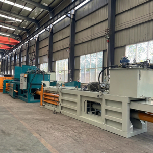 Manufacturer-Priced Crushed Leather Fabric Baling Equipment Waste Textile Horizontal Baler <b>Machine</b> - Product Image 1