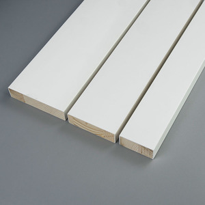 Placa base de <span class=keywords><strong>madera</strong></span> <span class=keywords><strong>maciza</strong></span> Radiata, moldura de corona de cornisa imprimada blanca, fabricante y <span class=keywords><strong>precio</strong></span> de fábrica, venta al por mayor - Product Image 5