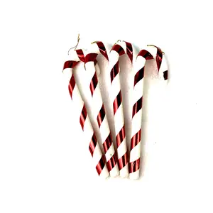 CANbus <span class=keywords><strong>de</strong></span> plástico colgante personalizado para decoración <span class=keywords><strong>de</strong></span> árbol navideño, cantos <span class=keywords><strong>de</strong></span> <span class=keywords><strong>caramelo</strong></span> artificiales para Navidad, gran oferta - Product Image 1