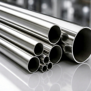 Tube rond soudé en acier inoxydable robuste, grades 202, 304, 316, laminé à froid, finition mate ou brillante, tuyau sur mesure, Inde - Product Image 1