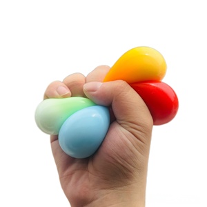 <b>Macaron</b> Round Stress Relief Squeeze Ball Soft Sensory Fidget Toy for Kids Adults Home Office and Travel Use - Product Image 1