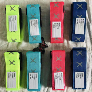 Sangles de fixation réfléchissantes 5*200cm, sangle de bagage, nouveau style, sangles de bagage de voyage avec verrouillage unidirectionnel, 5*200CM réglable - Product Image 2