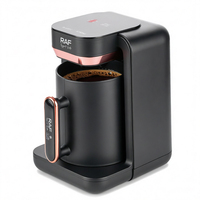 Machine à café RAF 300 ml 500 W avec chauffage NTC, multi-usages (café, eau, lait), facile à nettoyer, compacte, pour la cuisine R.158