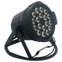 Projecteur PAR LED DMX RVBW Pleine Couleur Quatre-en-Un 18 LED 110-240V IP pour Cafés, Mariages, Studios de Danse - Vente Directe Usine