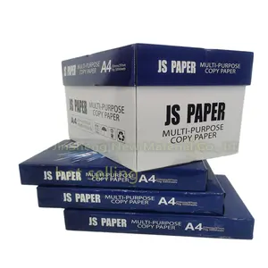 Produsen kertas menyediakan kertas fotokopi kecerahan tinggi ukuran huruf A4 kertas kantor 500 lembar/ream