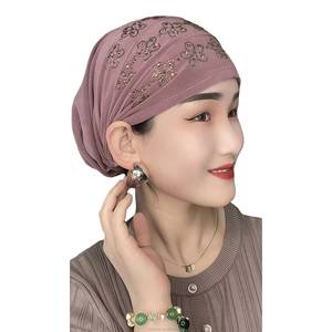 Pañuelo de cabeza trenzado YASEEN para mujer, de acrílico, para uso exterior, accesorios de joyería, transpirable, ecológico, juego de cuatro piezas al por mayor - Product Image 1