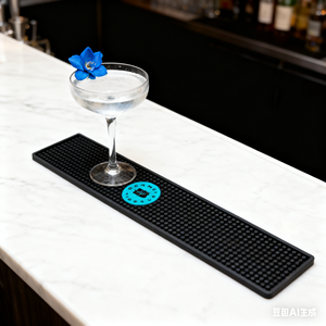 Tapis de bar en PVC durable et écologique, tapis à bière, tapis de bar, articles en caoutchouc pour bar - Product Image 3