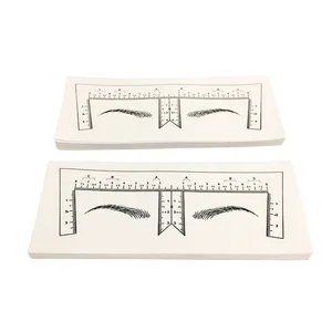 BL An Toàn Dùng Một Lần Tattoo Eyebrow Sticker Cai Trị Microblading Phụ Kiện