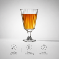 Vente en gros de tasses en verre de style classique européen, tasses transparentes pour thé, lait, café, verres à shot en verre ambré, tasses de mariage