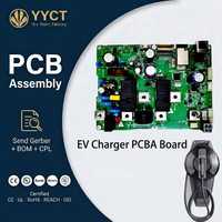 Elektrofahrzeug-Ladesäulen-Hauptplatine PCBA: Schlüsselfertiger PCB-Montageservice für 7kW/22kW AC EV-Ladegeräte
