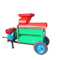 Machine à égrener le maïs à moteur diesel à haute productivité, petite machine à égrener domestique 6HP à 3 axes
