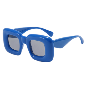 2022 New Trendy Cross-Border European American Inflatable Sunglasses UV400 PC <b>Frame</b> <b>Square</b> Decorative Photo Ins Sunglasses - Product Image 6