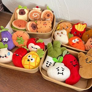 Porte-clés en peluche mignon en forme de boulette, pendentif de sac, jouet en peluche amusant et kawaii - Product Image 4