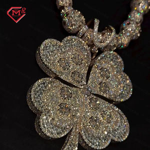 HiphopカスタムMoissaniteペンダント925スターリングシルバーパスダイヤモンドテスターMoissaniteペンダント - Product Image 2