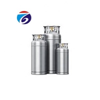 Réservoir de CO2 liquide Dura Dewar 80L de Chine, pression de stockage de 2,3 Mpa, meilleur prix, cylindre de gaz de dioxyde de carbone industriel