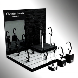 Exhibidor de Relojes de Acrílico Personalizado con Soporte para Relojes y Clips en Forma de C con Impresión de Logotipo para Tiendas Minoristas - Product Image 1